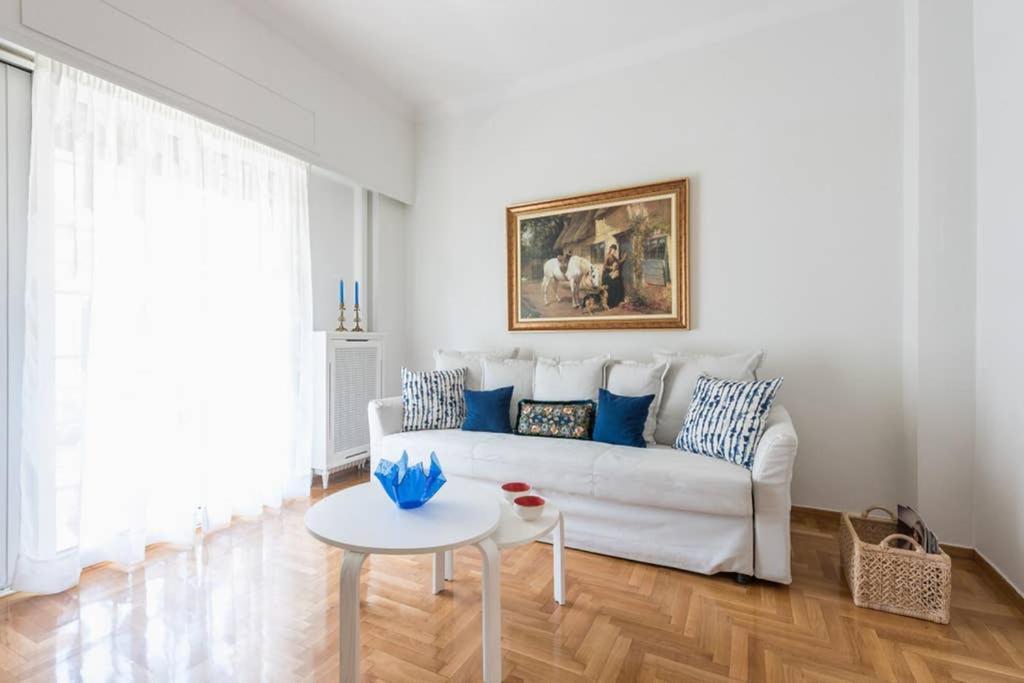 New! Bright & Remodeled 1Bed Apt 2Min Walk To Acropolis Athens Luaran gambar